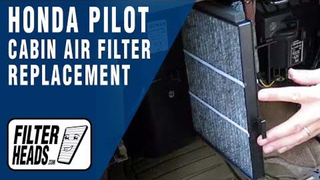 Cabin air filter replacement- Honda Pilot