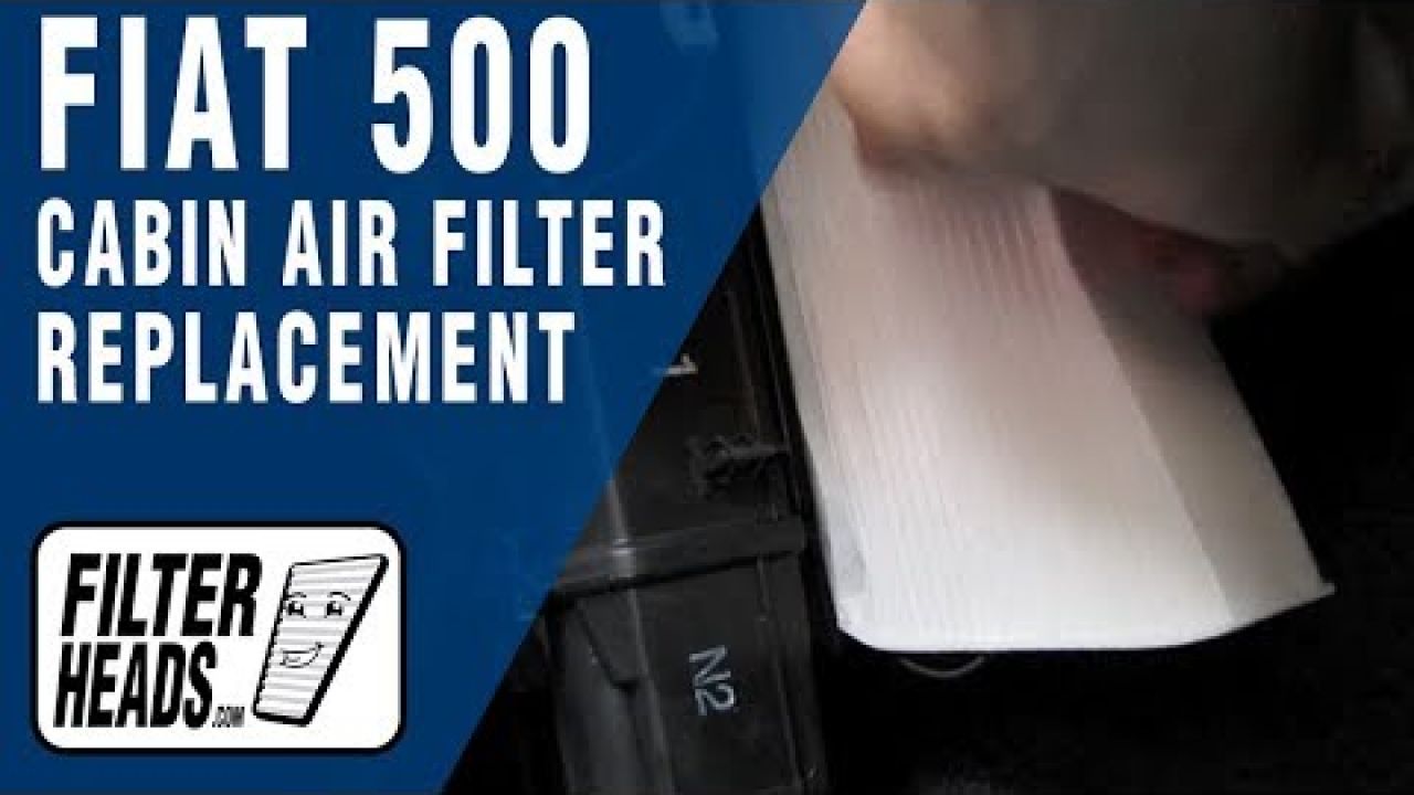 Замена воздушного фильтра - Fiat 500