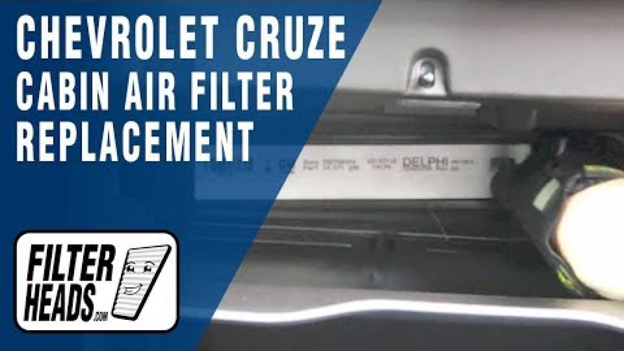 замена фильтра салона - Chevrolet Cruze