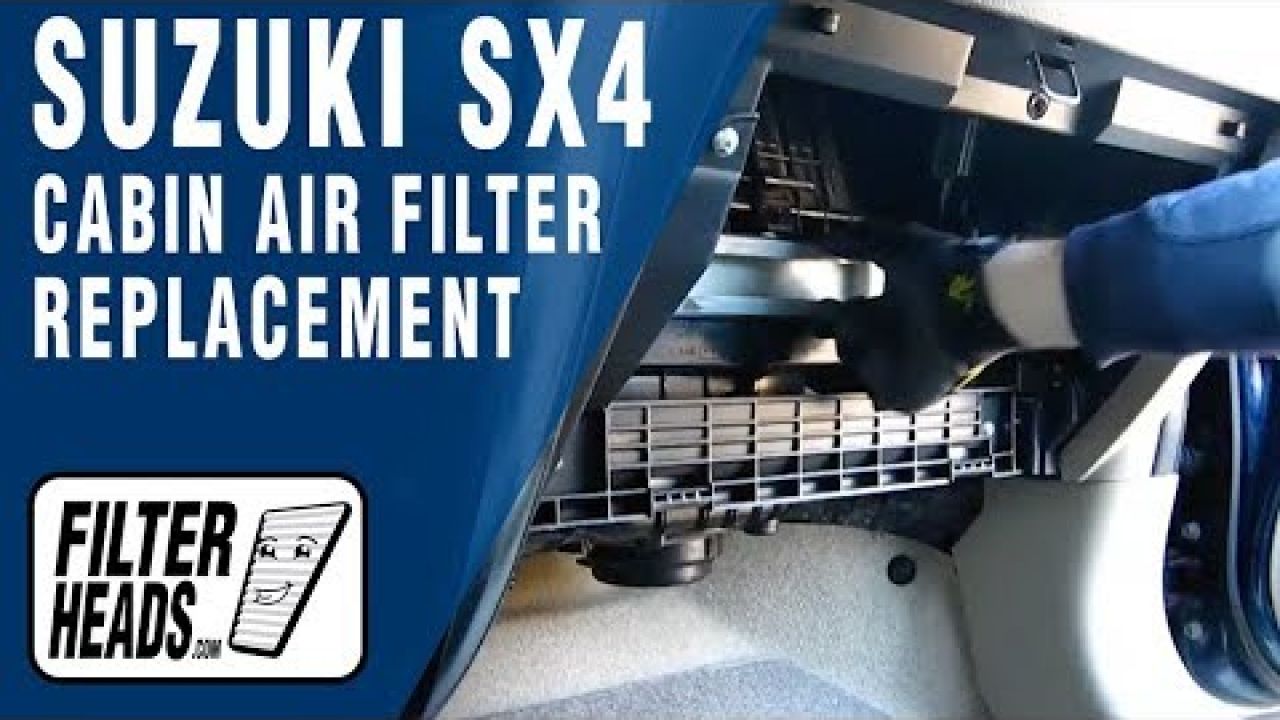 Замена фильтра салона - Suzuki SX4 2010