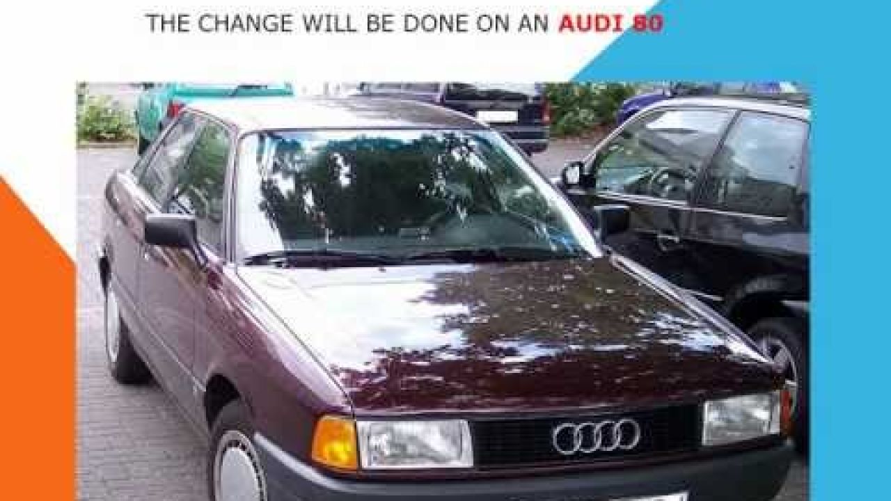 замена фильтра салона Audi 80
