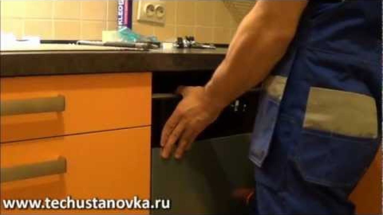 Монтаж установка и подключение посудомоечной машины Hansa