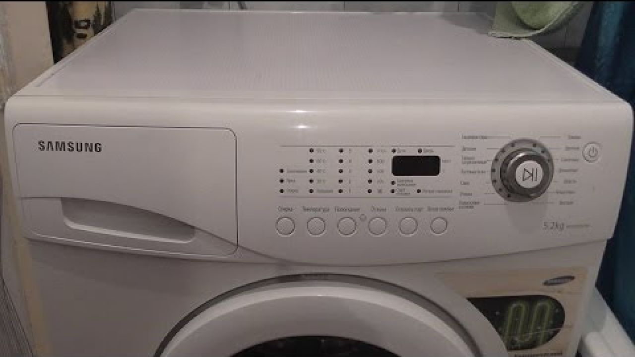 Замена передней пружины подвески бака в стиральной машине Samsung