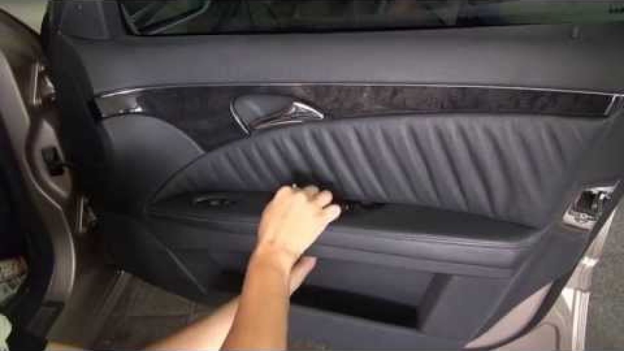Как разобрать и снять дверь на Mercedes-Benz W211 (E 240)
