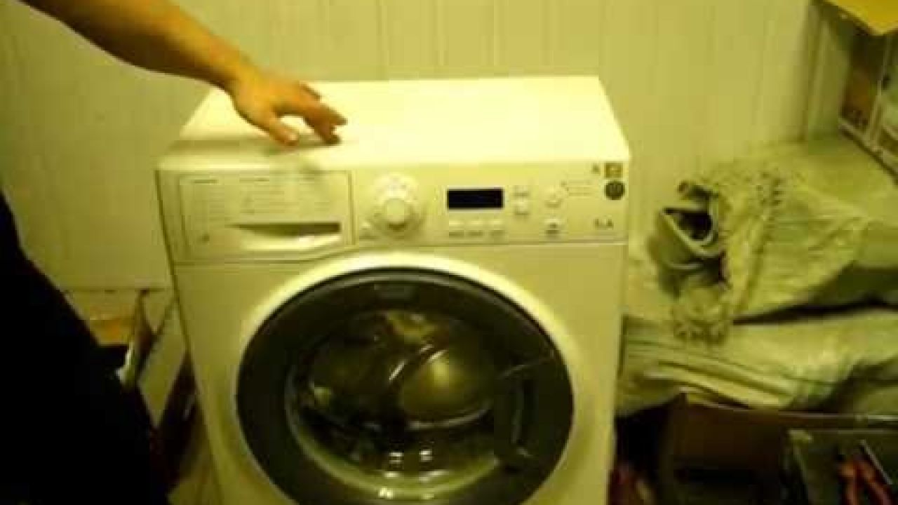 Как снять противовес на стиральной машины Аристон