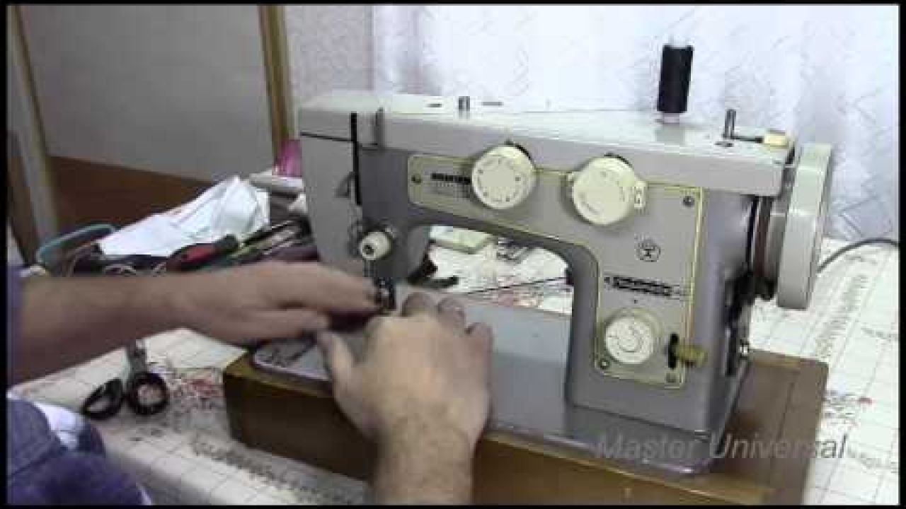 Швейная машинка Подольск 142. Часть 4. Регулировка строчки и декоративные виды строчек.