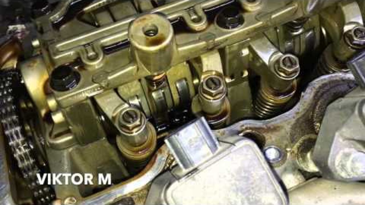 HONDA CR-V 3 2.0 Регулировка клапанов и тест промывки двигателя